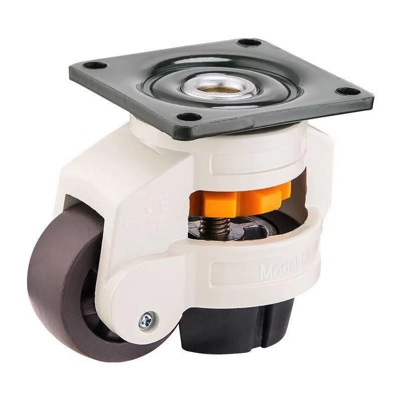 100mm Swivel Retractable Leveling Adjustable Industrial Heavy Duty Casters