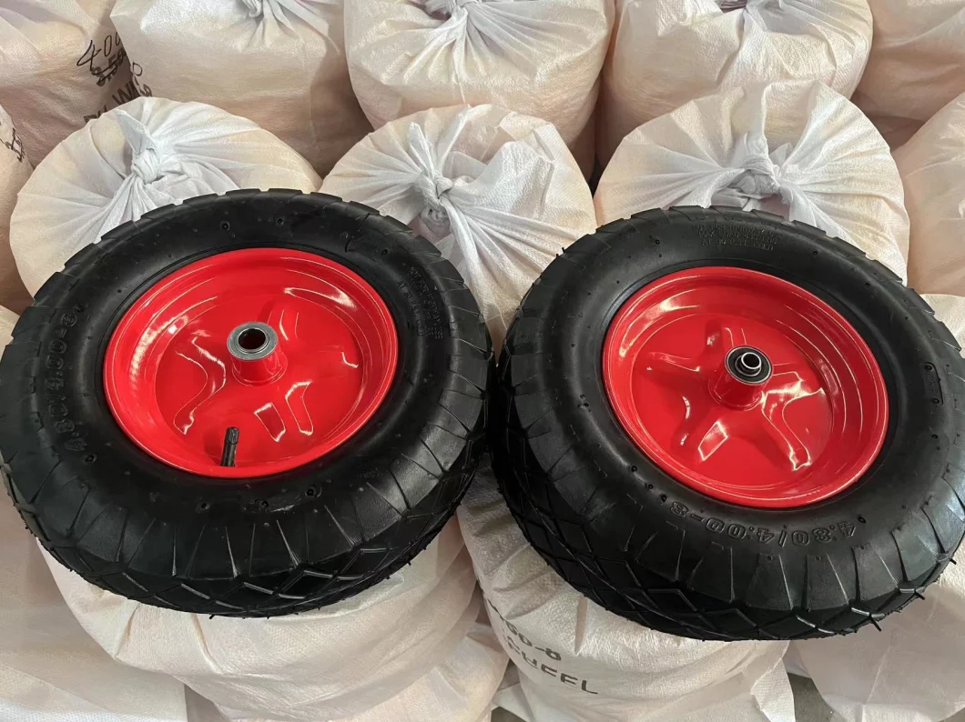 Skystar Heavy Duty Solid Rubber Polyurethane Foaming Flat Free PU Foam Trolley Wheelbarrow Wheels