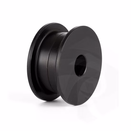 Rueda de polea de polea de nylon / ABS / POM (acetal y Derlin) de plástico