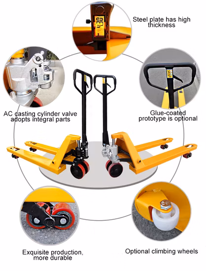 Carretilla manual hidráulica de 2500 kg, precio de 3 toneladas, proveedor de China a la venta