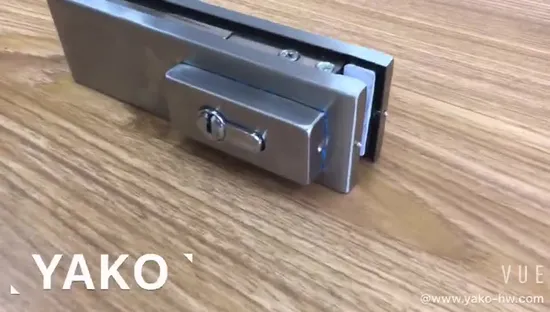 Cerradura de puerta de vidrio inferior Cerradura de vidrio montada en el piso