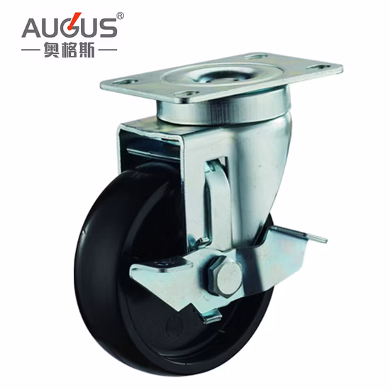 Rueda giratoria de resina fenólica industrial de fábrica de 6 pulgadas