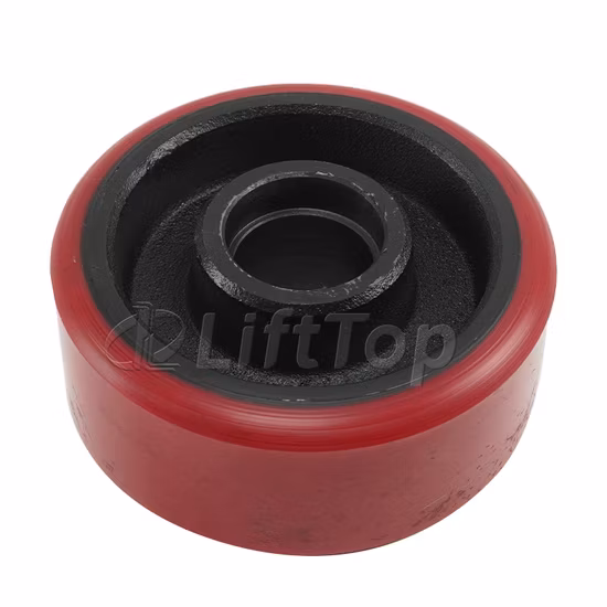 80*68 mm mejor precio ruedas de rodamiento de nailon rueda de rodillos ruedas de nailon para carretilla elevadora transpaleta